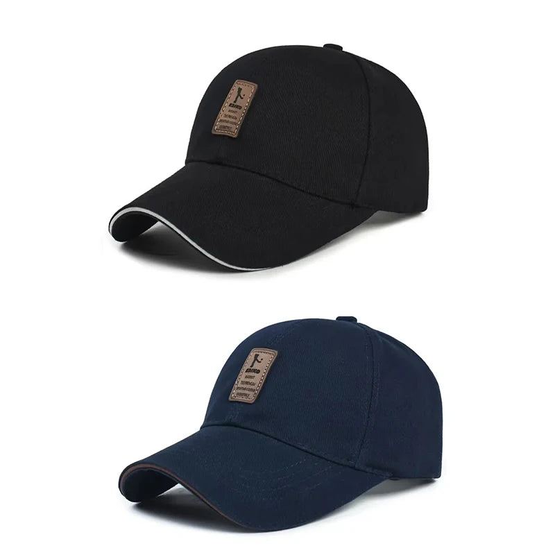 cotton baseball caps, men's, sports sun hats, caps,