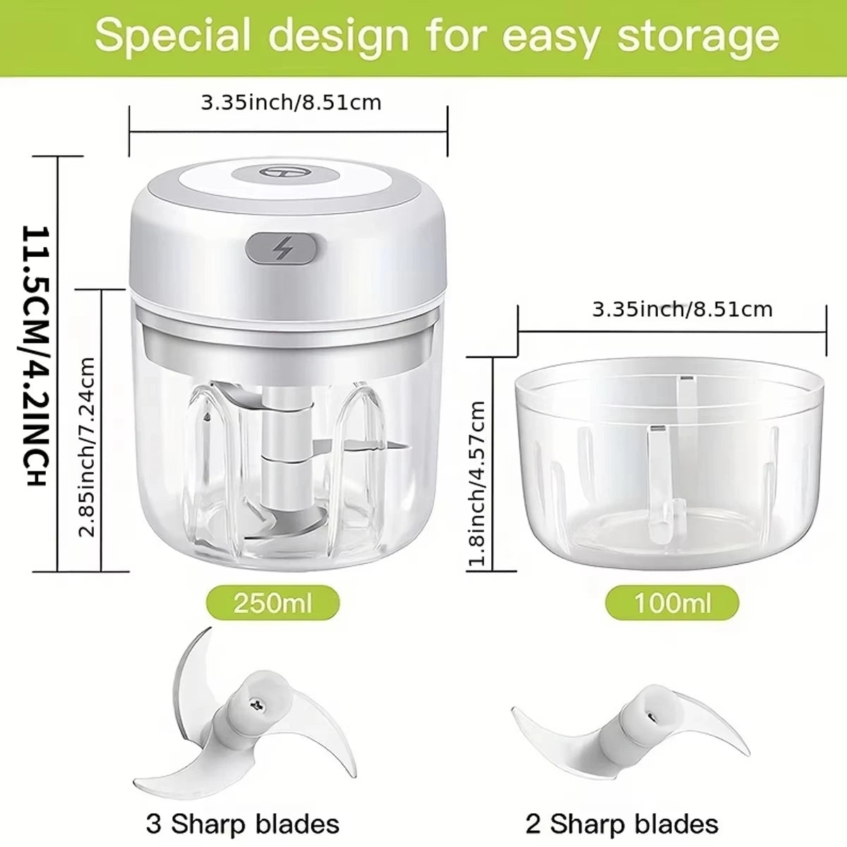 pop Electric Kitchen Food Chopper Mini Garlic Masher crusher USB Portable Meat Grinder Vegetable Chopper for Kitchen Gadgets