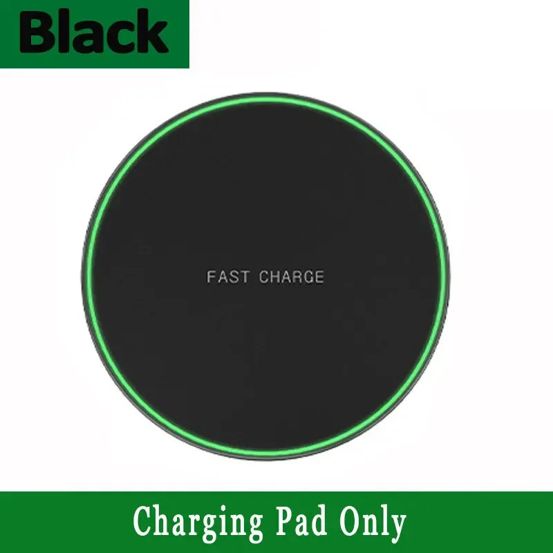 100W Fast Wireless Charger Pad For iPhone 16 - 12 X Pro Max 8 Samsung Galaxy S23 Xiaomi Wireless Charging Station Chargers
