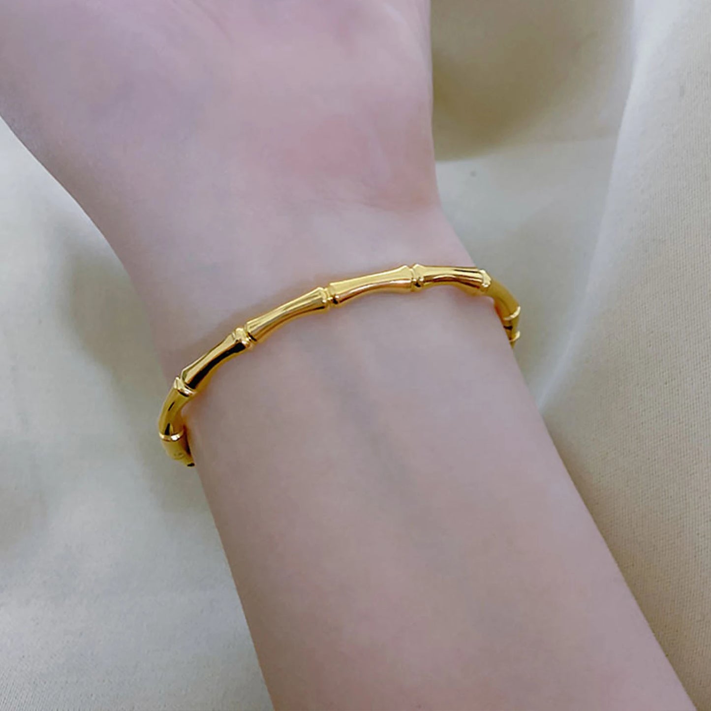 Gold Bracelet, Fashionable Classic Style, Stainless Steel Bracelet,Inlaid With Zircon,For Womens Daily Wear