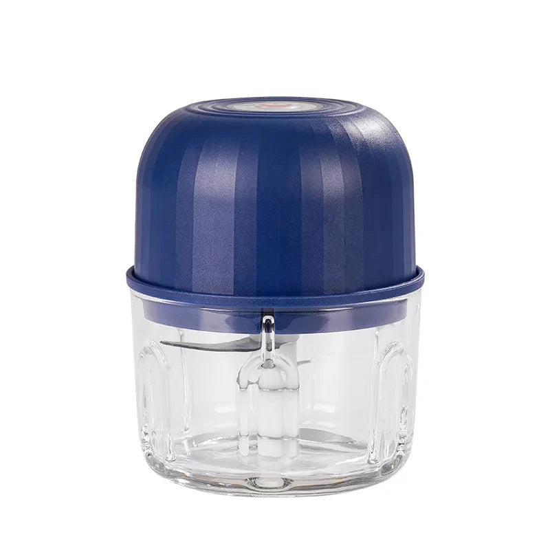 USB wireless garlic grinder, portable meat grinder, 260ML food grinder, onion ginger chili vegetable chopper, kitchen blender