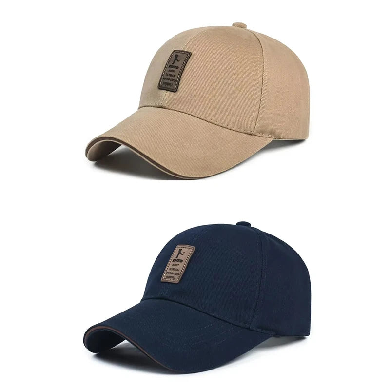 cotton baseball caps, men's, sports sun hats, caps,