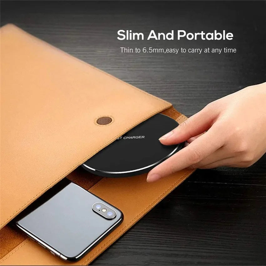 100W Fast Wireless Charger Pad For iPhone 16 - 12 X Pro Max 8 Samsung Galaxy S23 Xiaomi Wireless Charging Station Chargers