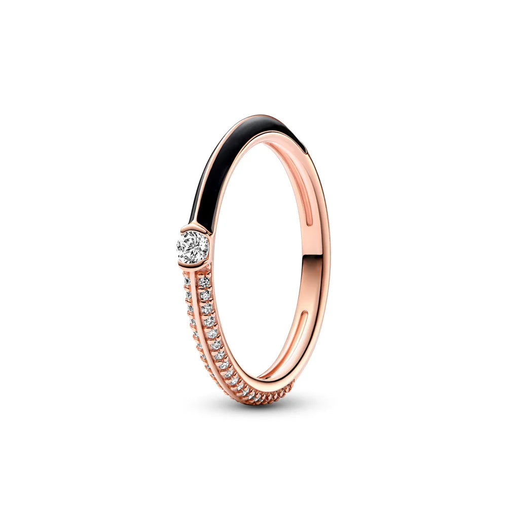 Rings Red Pink Heart Zircon Ring Size 6 7 8 9 Wedding Fashion High Jewelry Gifts for Women