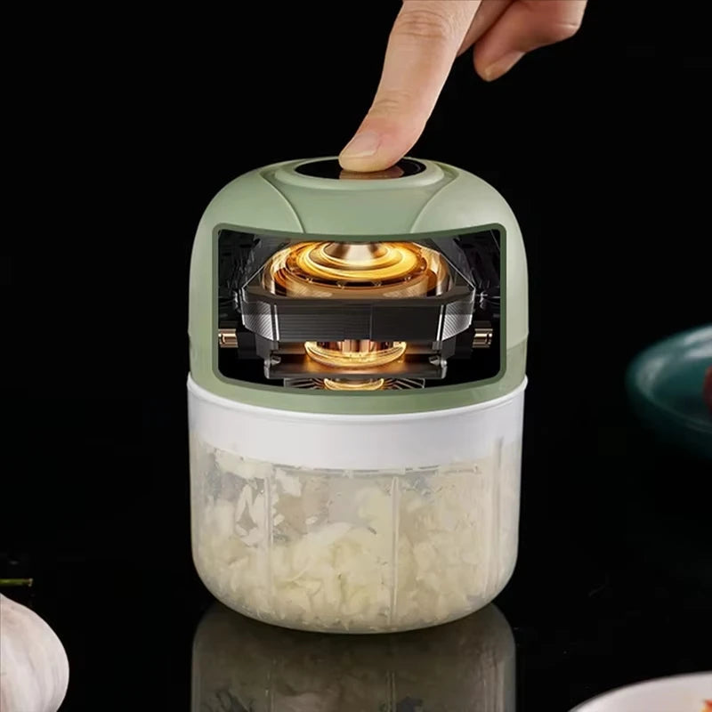 USB electric garlic beater 250ml rechargeable garlic grinder portable vegetable chopper multifunctional meat grinder blender