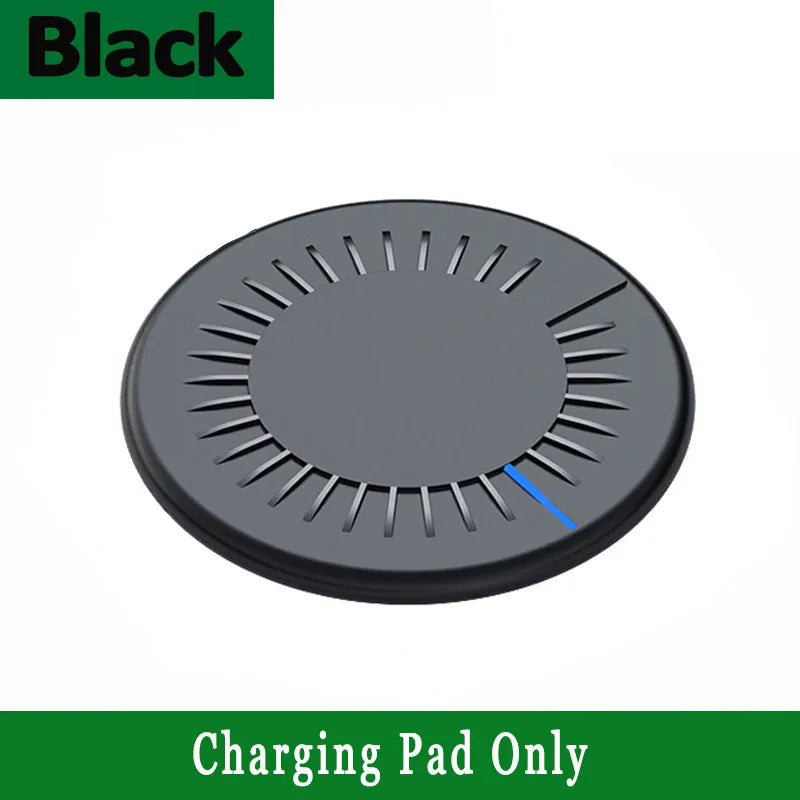 Fast Wireless Charger Pad For iPhone 15 14 13 12 X Pro Max 8 Samsung Galaxy S23 Xiaomi Wireless Charging Station Chargers