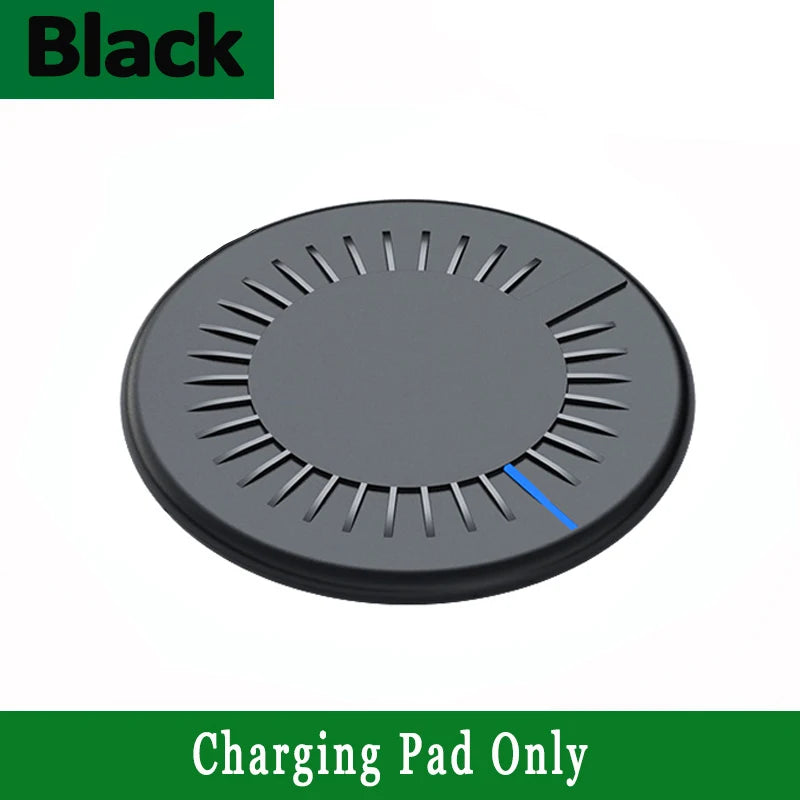 100W Fast Wireless Charger Pad For iPhone 16 - 12 X Pro Max 8 Samsung Galaxy S23 Xiaomi Wireless Charging Station Chargers