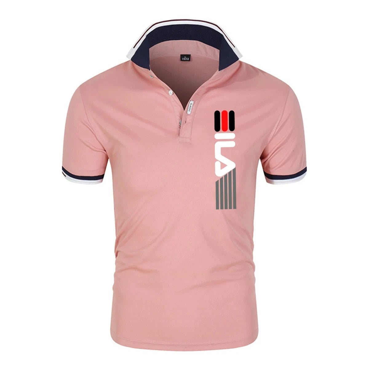 New Men's Lapel Anti-pillin Polo Shirt