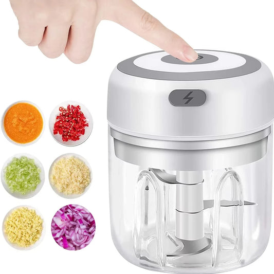 pop Electric Kitchen Food Chopper Mini Garlic Masher crusher USB Portable Meat Grinder Vegetable Chopper for Kitchen Gadgets
