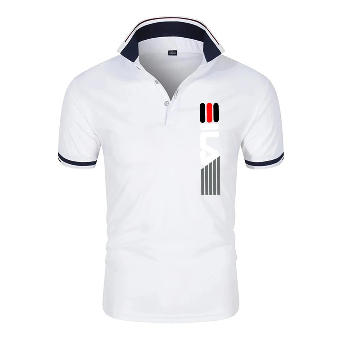 New Men's Lapel Anti-pillin Polo Shirt