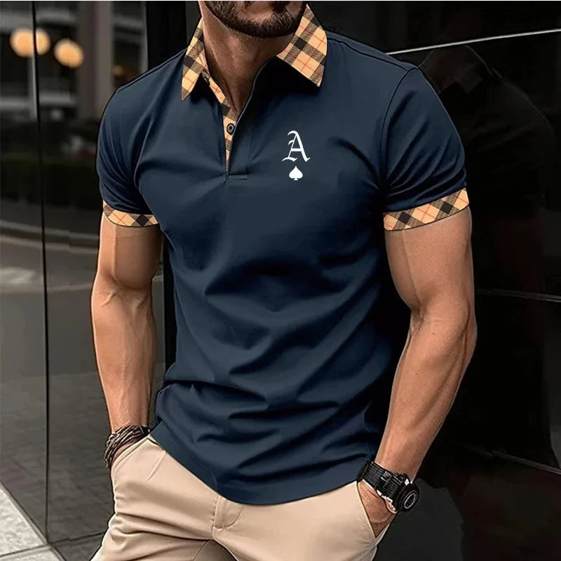 camisa e rupa masculina Polo T Shirt For Men Summer Outdoor Sports Golf Clothing Casual Lapel Short Sleeve Button Shirts camisa polo