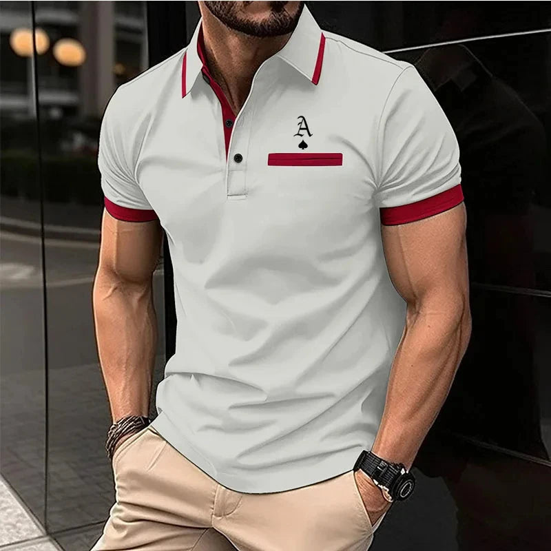 camisa e rupa masculina Polo T Shirt For Men Summer Outdoor Sports Golf Clothing Casual Lapel Short Sleeve Button Shirts camisa polo