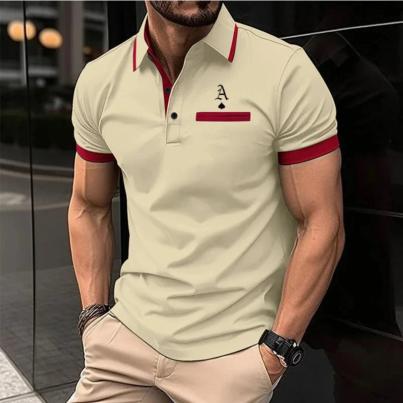 camisa e rupa masculina Polo T Shirt For Men Summer Outdoor Sports Golf Clothing Casual Lapel Short Sleeve Button Shirts camisa polo