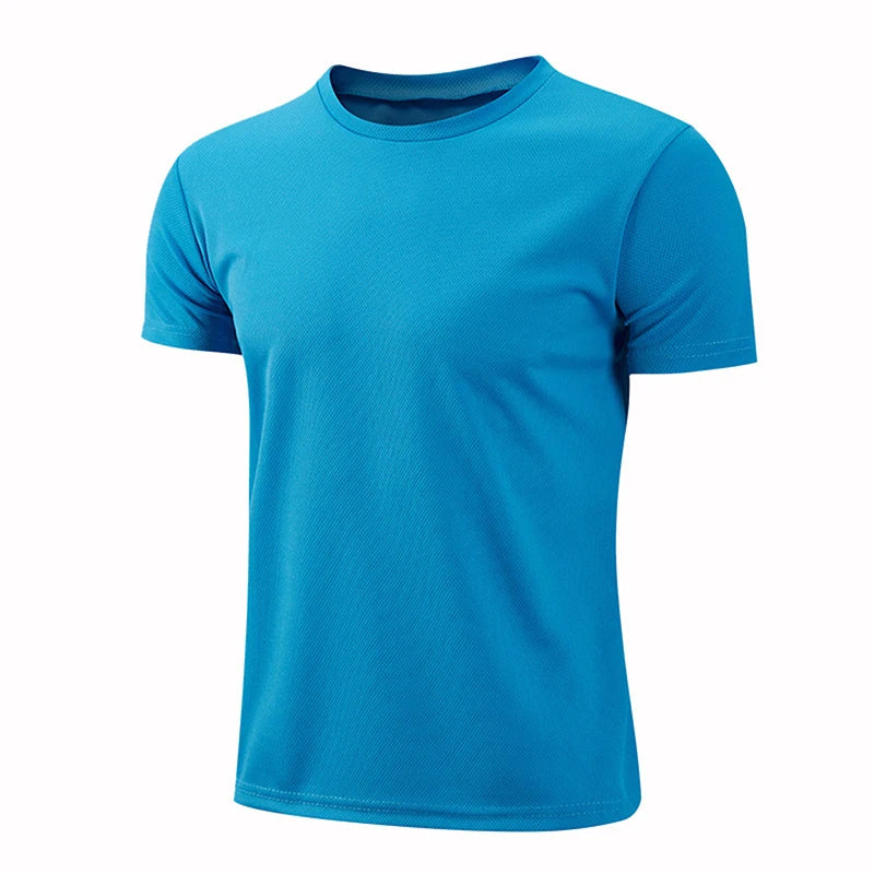 Multicolor Quick Dry Short Sleeve Sport T Shirt Gym Jerseys Fitness Shirt Trainer Running T-Shirt Teenager Breathable Sportswear