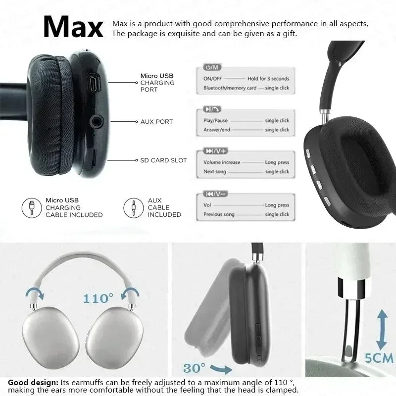 Nano Wireless Bluetooth Earphones Headphones