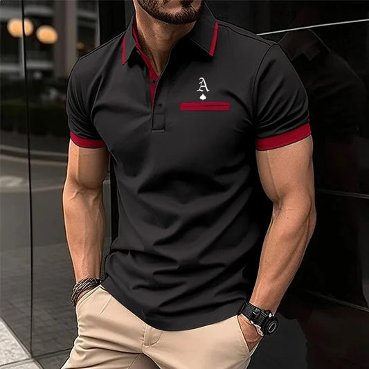 camisa e rupa masculina Polo T Shirt For Men Summer Outdoor Sports Golf Clothing Casual Lapel Short Sleeve Button Shirts camisa polo