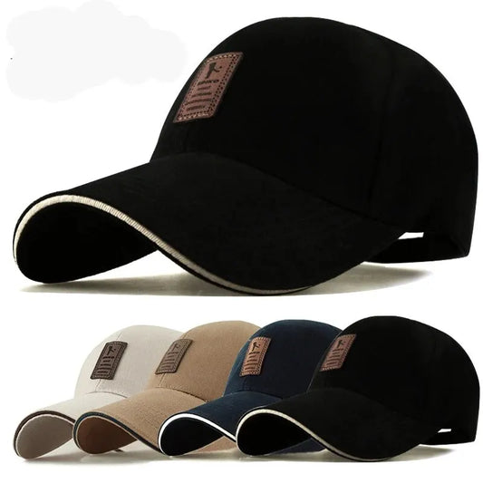 cotton baseball caps, men's, sports sun hats, caps,