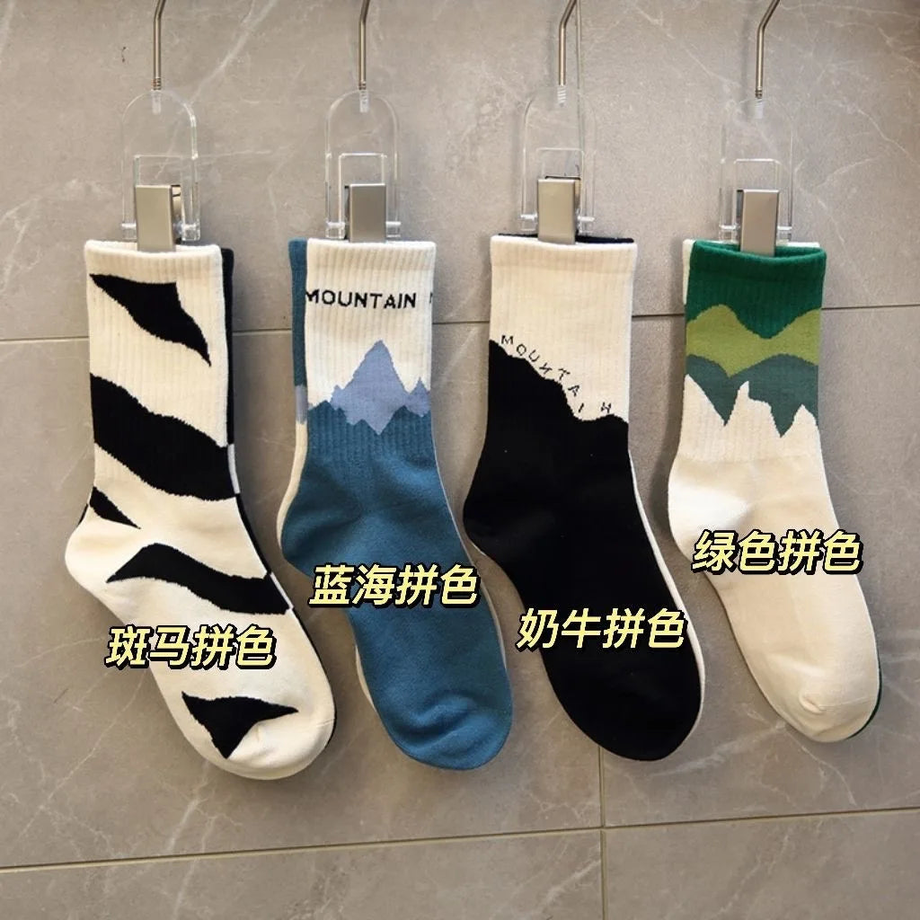 10 Pairs Breathable Cotton Sports Stockings Men Bamboo Fiber Autumn and Winter Men Socks Sweat Absorption Deodorant Business Sox