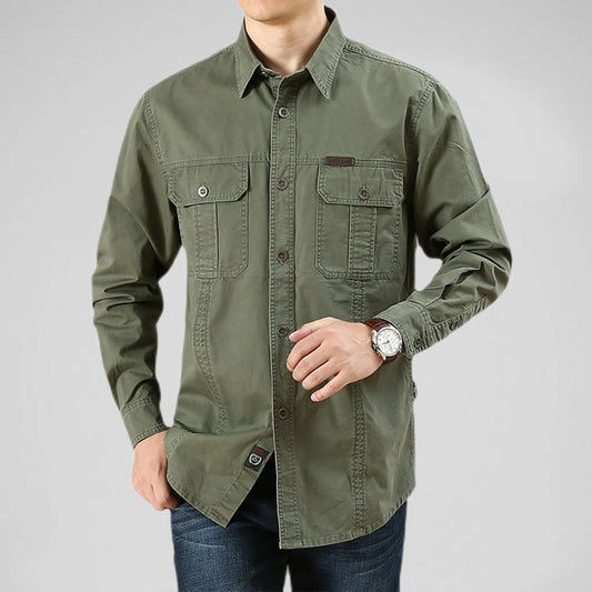 100% Cotton Men's Shirt Solid