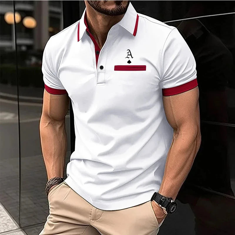 camisa e rupa masculina Polo T Shirt For Men Summer Outdoor Sports Golf Clothing Casual Lapel Short Sleeve Button Shirts camisa polo