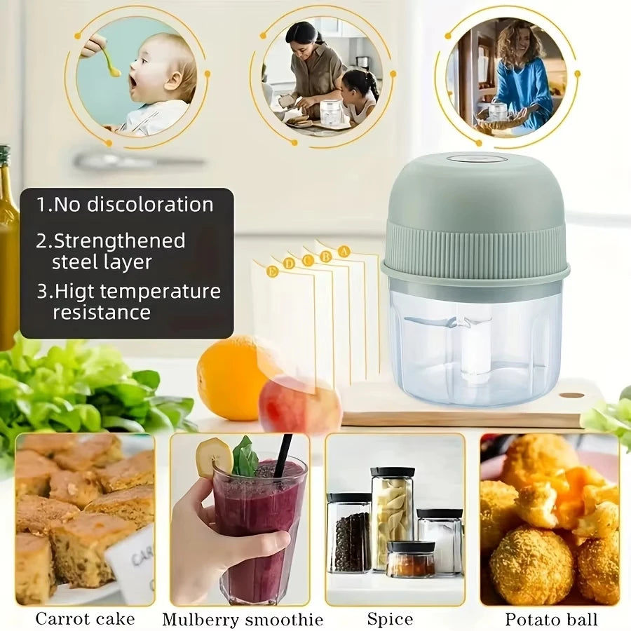 meat grinder wireless portable onion, ginger, chili and vegetable grinder