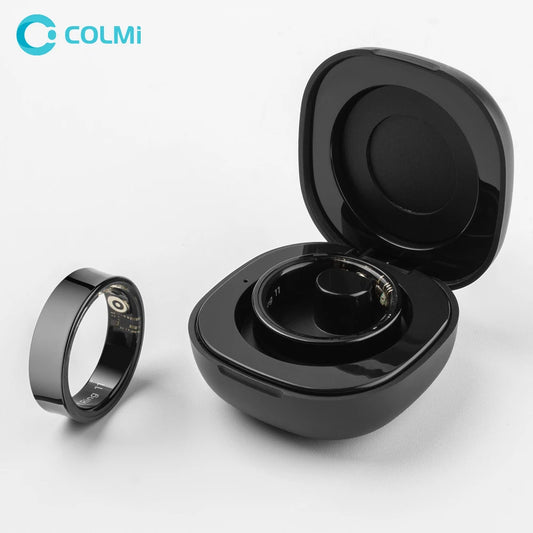 Smart Ring Men Women with Charging Case, Health and Sleep Monitor, Skin Temperature Monitor, 60 days battery life