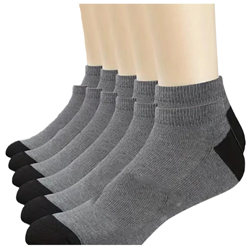 10 Pairs Breathable Cotton Sports Stockings Men Bamboo Fiber Autumn and Winter Men Socks Sweat Absorption Deodorant Business Sox