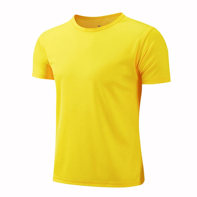 Multicolor Quick Dry Short Sleeve Sport T Shirt Gym Jerseys Fitness Shirt Trainer Running T-Shirt Teenager Breathable Sportswear