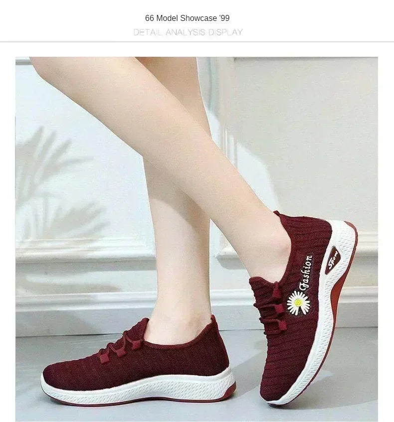 Women's shoes, summer white shoes, female students' Korean version running shoes,sports shoes,trendy casual shoes, women's shoes