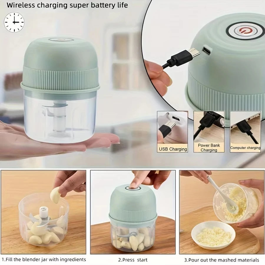 meat grinder wireless portable onion, ginger, chili and vegetable grinder