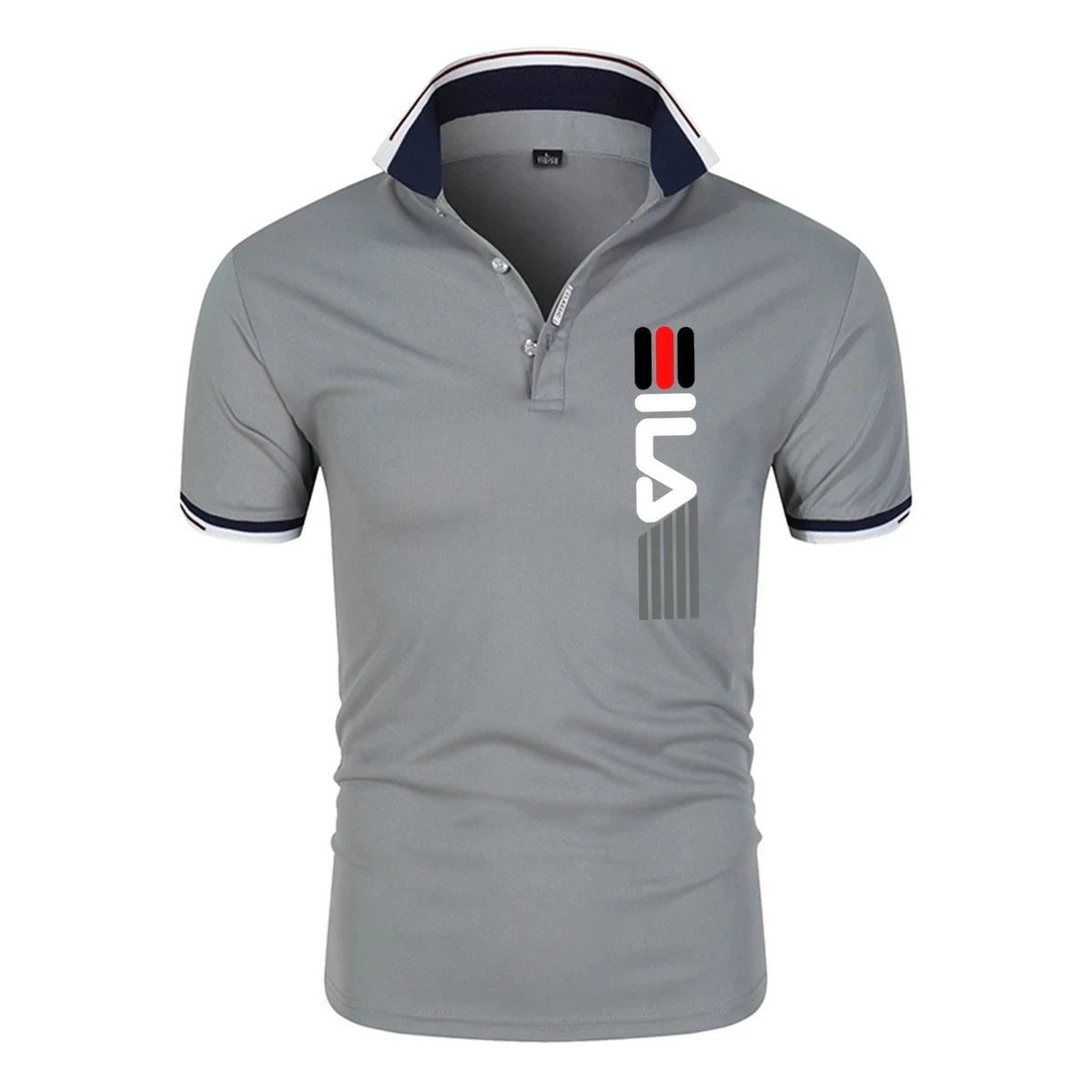 New Men's Lapel Anti-pillin Polo Shirt